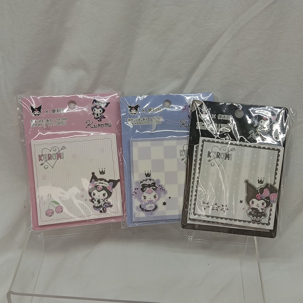 Kuromi sticky notes lot
